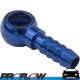 PROFLOW 12mm Banjo To 1/2" Barb Hose Adaptor Blue Aluminium