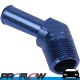 PROFLOW 5/16" Barb to 1/8" NPT Adaptor Fitting Blue 45 Degree