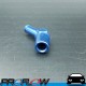 PROFLOW 3/8" Barb to 1/4" NPT Adaptor Fitting Blue 45 Degree