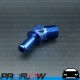 PROFLOW 1/2" Barb to 1/2" NPT Adaptor Fitting Blue 45 Degree