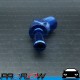 PROFLOW 1/2" Barb to 1/2" NPT Adaptor Fitting Blue 45 Degree