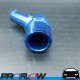 PROFLOW 3/4" Barb to 3/4" NPT Adaptor Fitting Blue 45 Degree