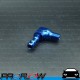 PROFLOW 90 Degree 5/16" Barb To 1/8" NPT Fitting Adaptor Blue