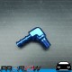 PROFLOW 90 Degree 5/16" Barb To 1/8" NPT Fitting Adaptor Blue