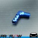 PROFLOW 90 Degree 3/8" Barb To 1/4" NPT Fitting Adaptor Blue