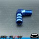 PROFLOW 90 Degree 3/8" Barb To 1/4" NPT Fitting Adaptor Blue