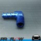 PROFLOW 90 Degree 3/8" Barb To 1/4" NPT Fitting Adaptor Blue