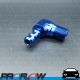 PROFLOW 90 Degree 3/8" Barb To 3/8" NPT Fitting Adaptor Blue