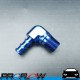 PROFLOW 90 Degree 3/8" Barb To 3/8" NPT Fitting Adaptor Blue