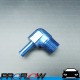 PROFLOW 90 Degree 3/8" Barb To 1/2" NPT Fitting Adaptor Blue