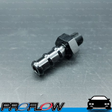 PROFLOW Straight 3/8" Barb To 1/8" NPT Fitting Adaptor Black