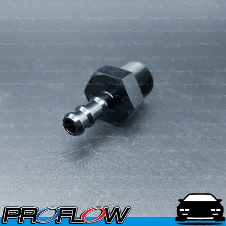 PROFLOW Straight 5/16" Barb To 3/8" NPT Fitting Adaptor Black