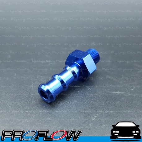 PROFLOW Straight 3/8" Barb To 1/8" NPT Fitting Adaptor Blue