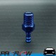 PROFLOW Straight 5/16" Barb To 1/4" NPT Fitting Adaptor Blue