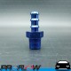 PROFLOW Straight 3/8" Barb To 3/8" NPT Fitting Adaptor Blue