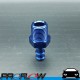 PROFLOW Straight 3/8" Barb To 3/8" NPT Fitting Adaptor Blue