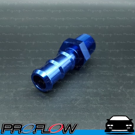 PROFLOW Straight 5/8" Barb To 1/2" NPT Fitting Adaptor Blue