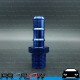 PROFLOW Straight 5/8" Barb To 1/2" NPT Fitting Adaptor Blue