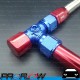 PROFLOW Holley 3310 750 CFM Vac Secondaries Carb Fuel Line Kit Blue/Red AN -8 220mm