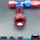 PROFLOW Holley 3310 750 CFM Vac Secondaries Carb Fuel Line Kit Blue/Red AN -8 220mm