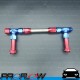 PROFLOW Holley 3310 750 CFM Vac Secondaries Carb Fuel Line Kit Blue/Red AN -8 220mm