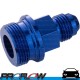 PROFLOW Holley / Demon Inlet Feed 9/16" x 24 to AN -6 Short Blue