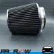 PROFLOW Cone Pod Air Filter Cleaner 100mm (4") Neck 130mm Long Black