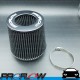 PROFLOW Cone Pod Air Filter Cleaner 76mm (3") Neck 130mm Long Black