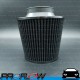 PROFLOW Cone Pod Air Filter Cleaner 76mm (3") Neck 130mm Long Black