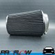 PROFLOW Cone Pod Air Filter Cleaner 100mm (4") Neck 190mm Long Black