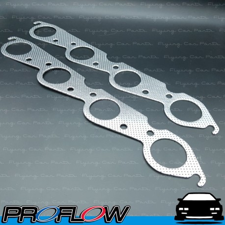 PROFLOW Exhaust Manifold Header Gasket Chevrolet Big Block Oval Port Pair