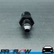 PROFLOW Male AN To NPT Adaptor Fitting AN -4 (AN4) 1/4" NPT Straight Black