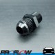 PROFLOW Male AN To NPT Adaptor Fitting AN -10 (AN10) 1/2" NPT Straight Black