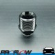 PROFLOW Male AN To NPT Adaptor Fitting AN -12 (AN12) 1" NPT Straight Black