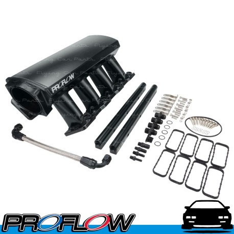 PROFLOW SuperMax EFI Intake Manifold Kit Holden Commodore LS1/LS2 Fuel Rails for 102mm Throttle Body