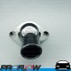 PROFLOW Black Chevrolet V8 Thermostat Housing 307 327 350 400 454 45 Degree Swivel