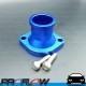 PROFLOW Ford Cleveland Thermostat Housing 302 351C Straight Blue