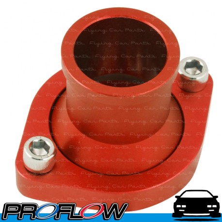 PROFLOW Ford Cleveland thermostat Housing 302 351C Straight Thermostat Red