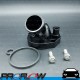 PROFLOW Ford Windsor Thermostat Housing 302 351W Swivel Black