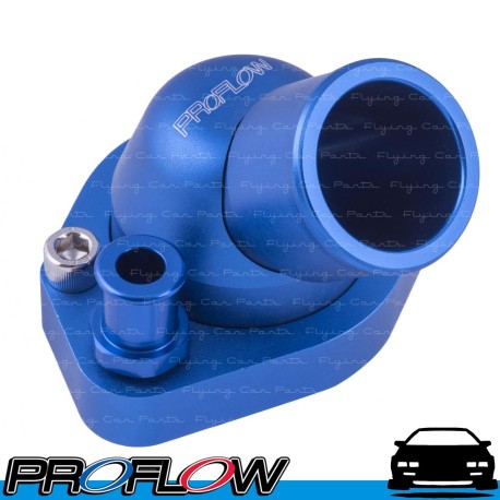 PROFLOW Ford Windsor Thermostat Housing 302 351W Swivel Blue