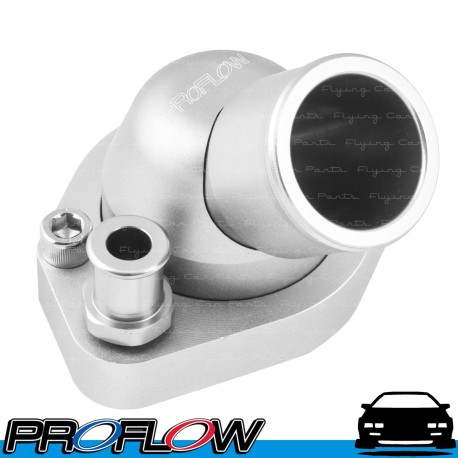 PROFLOW Ford Windsor Thermostat Housing 302 351W Swivel Silver