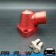 PROFLOW Chevrolet V8 Thermostat Housing 307 327 350 400 454 90 Degree Swivel Red