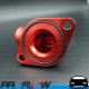 PROFLOW Chevrolet V8 Thermostat Housing 307 327 350 400 454 90 Degree Swivel Red