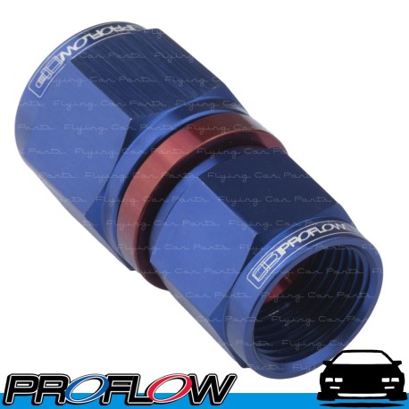 PROFLOW Female Flare Swivel AN Reducer Adaptors Blue Fitting Straight AN -3 (AN3) AN -4 (AN4)