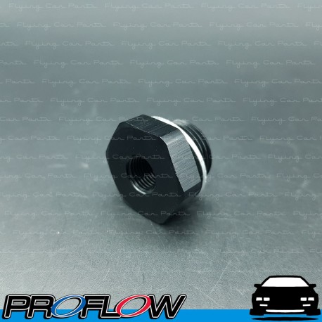 PROFLOW Male Metric To NPT Female Port Reducer Adaptor M18 x 1.5 to 1/8" NPT Black