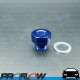 PROFLOW Male Metric To NPT Female Reducer Adaptor M12 x 1.5 to 1/8" NPT Blue