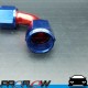 PROFLOW Female Flare Union 90 Degree Fitting Adaptor AN -10 (AN10) Blue