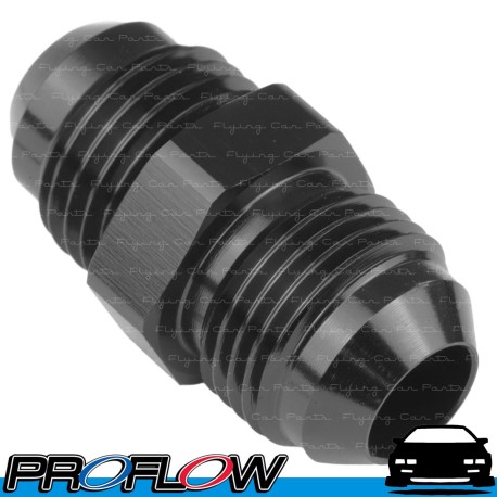 PROFLOW Aluminium Male Flare Union AN -8 (AN8) Black