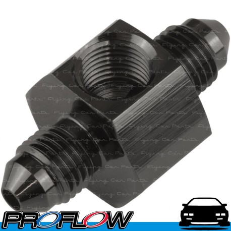 PROFLOW Male Flare Union with 1/8" NPT Port AN -3 (AN3) Black