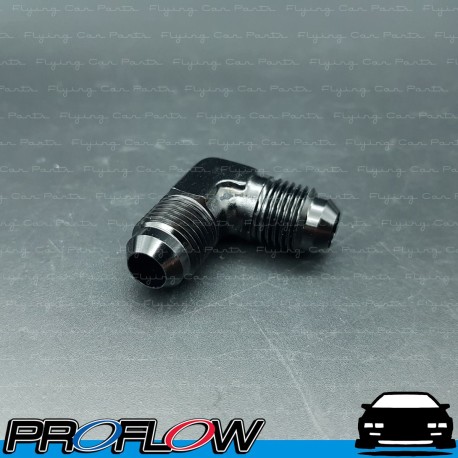 PROFLOW Male Union Fitting Adaptor 90 Degree AN -6 (AN6) Black